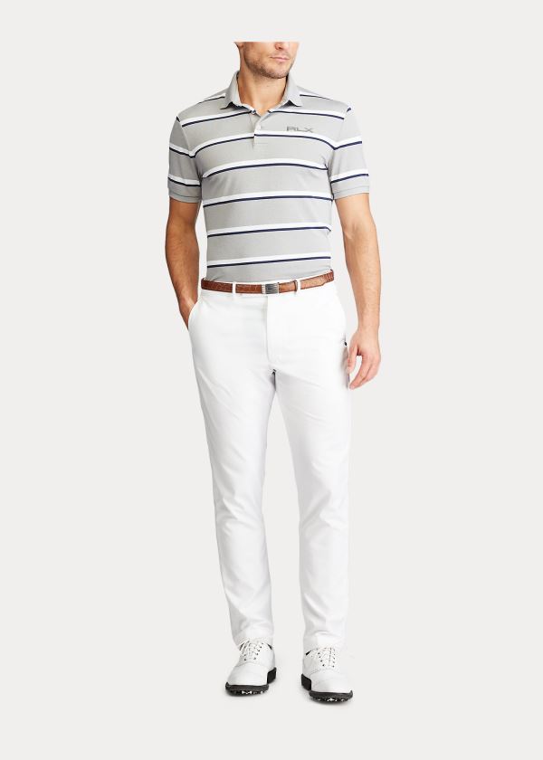 Men's Ralph Lauren Custom Slim Tech Piqué Polos | 380516MUY